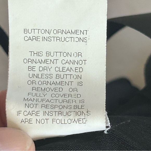 Cache Y2K Babydoll Ruffle Rhinestone Brooch Cocktail Dress Size 6 Party Hoco LBD - Picture 14 of 16